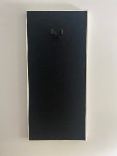 M-Style Akoestisch wandpaneel JCM Black elephant white front Akoestisch paneel met gitaarhaak