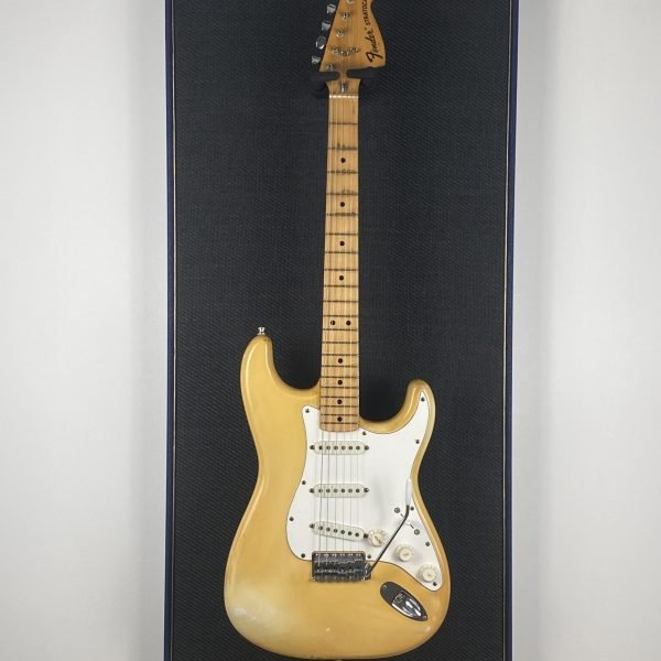 Akoestisch paneel met gitaar aan haak