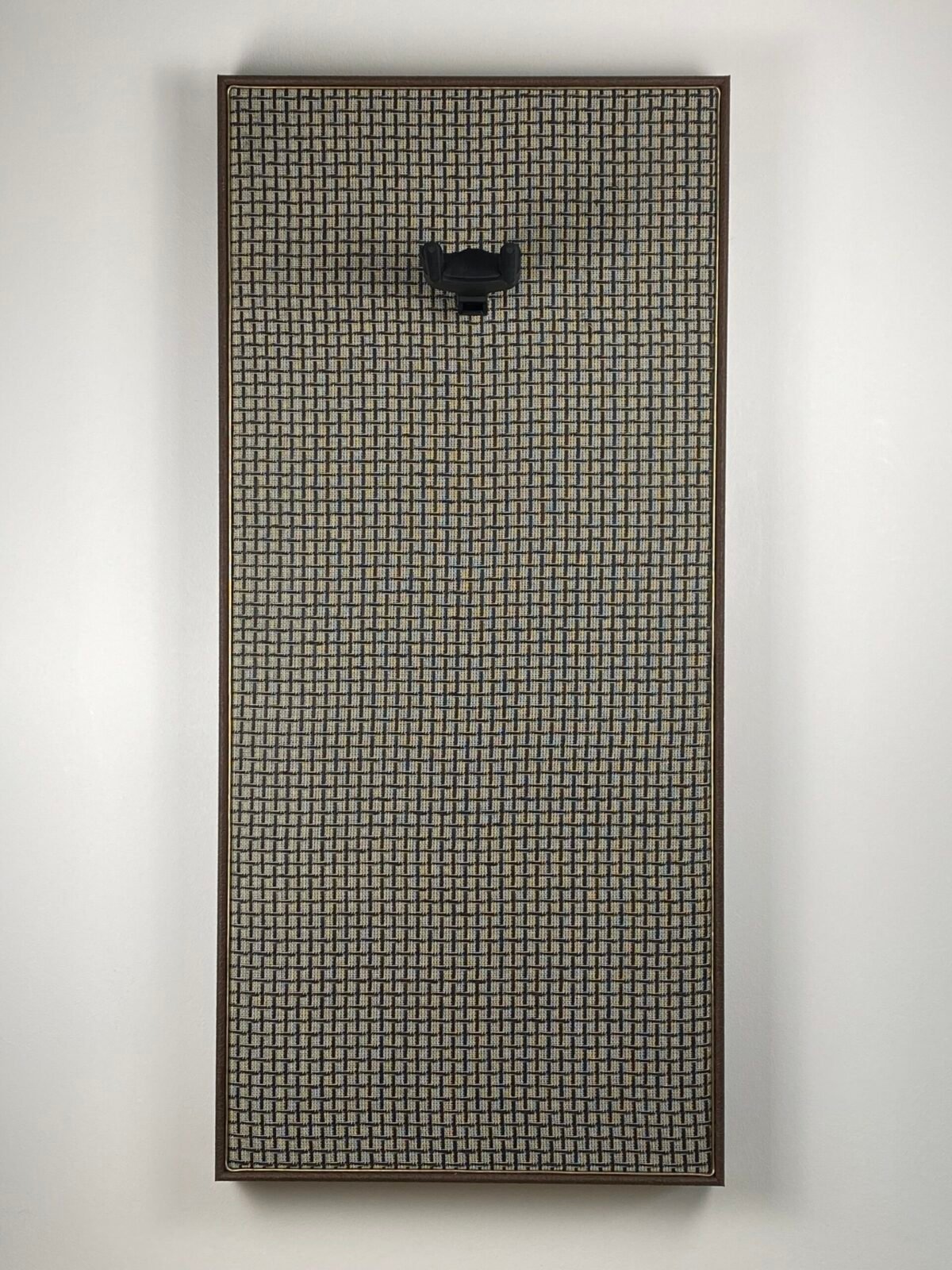 m style large check brown oak Akoestisch paneel met gitaarhaak