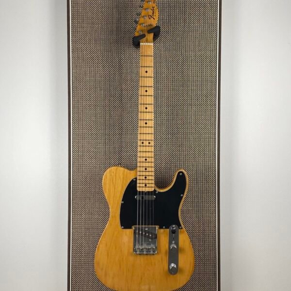 Akoestisch paneel met gitaar aan haak