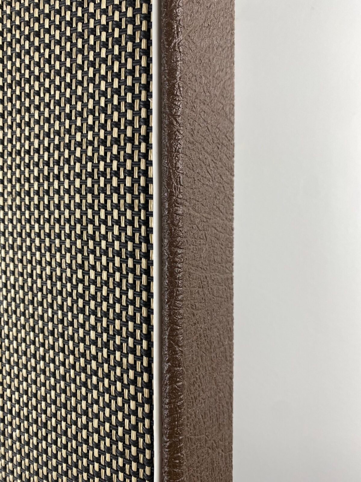 Tolex zijkant akoestisch paneel salt & Pepper