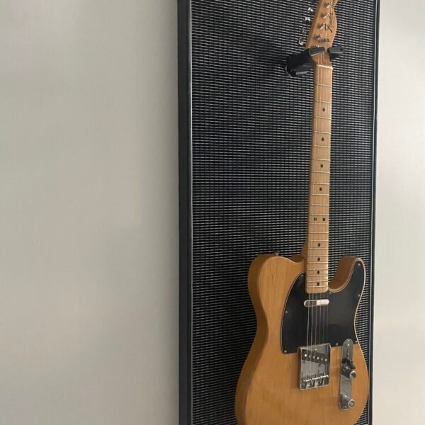 Akoestisch paneel met gitaar aan haak